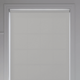 Banlight Duo FR Pale Grey Roller Blind - Battery Powered