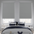 Banlight Duo FR Ultimate Grey Roller Blind - Battery Powered