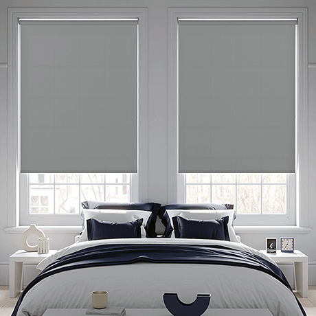 Banlight Duo FR Ultimate Grey Roller Blind