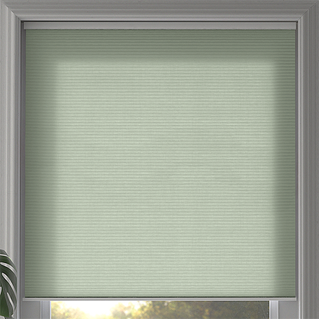 Duette® SmartCord® Dim Out Fog Green - Blinds4All.co.uk