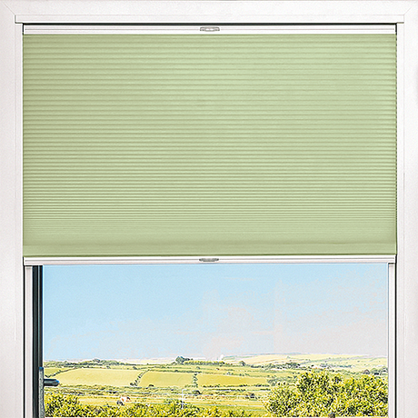 Duette® TruFit® Room Darkening Fog Green - Blinds4All.co.uk