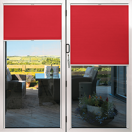 Duette® TruFit® Dim Out Red - Blinds4All.co.uk