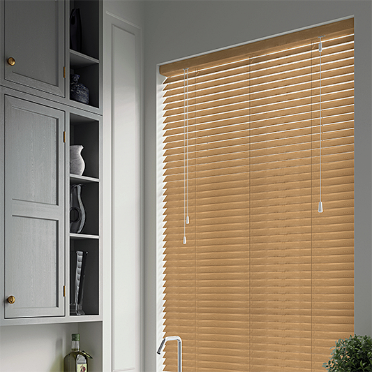 Tuscan Oak 50mm - Blinds4All.co.uk