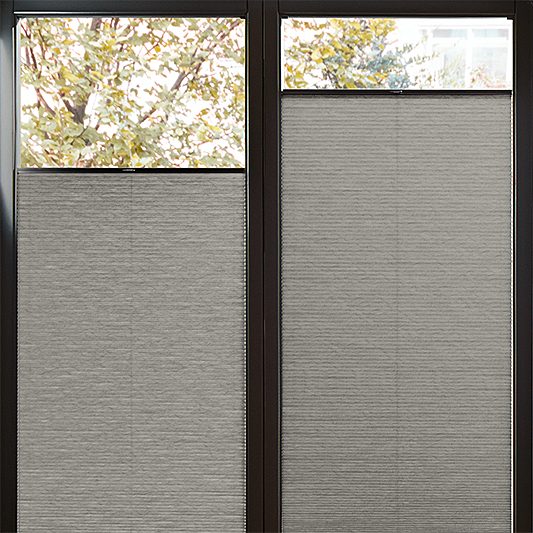 Duette® MultiFit Sample - Room Darkening Brushed Nickel - Blinds4All.co.uk