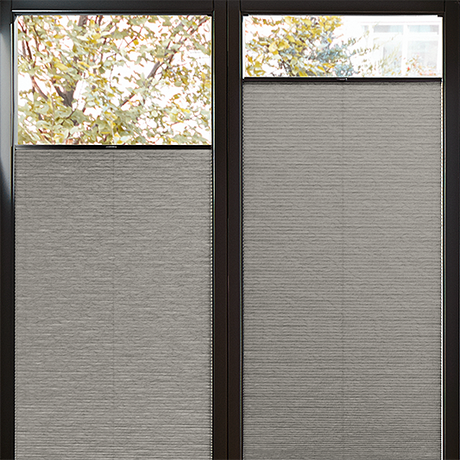Duette® MultiFit Sample - Room Darkening Brushed Nickel - Blinds4All.co.uk