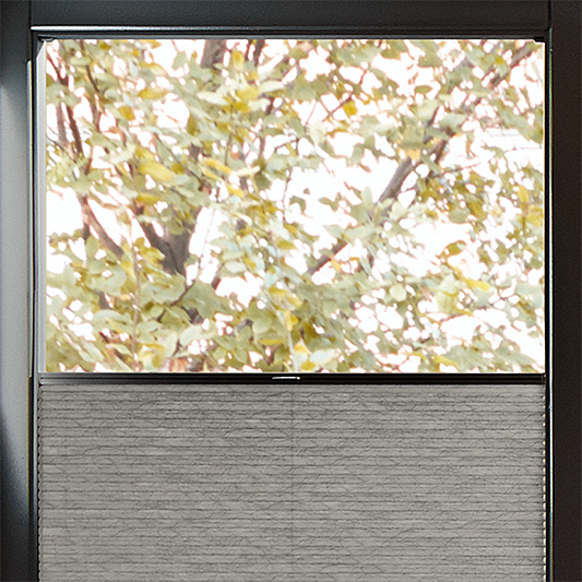 Duette® MultiFit Sample - Room Darkening Brushed Nickel - Blinds4All.co.uk