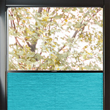 Duette® MultiFit Sample - Room Darkening Bright Aqua - Blinds4All.co.uk
