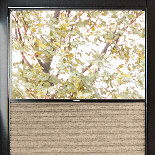 Duette® MultiFit Sample - Room Darkening Mushroom - Blinds4All.co.uk