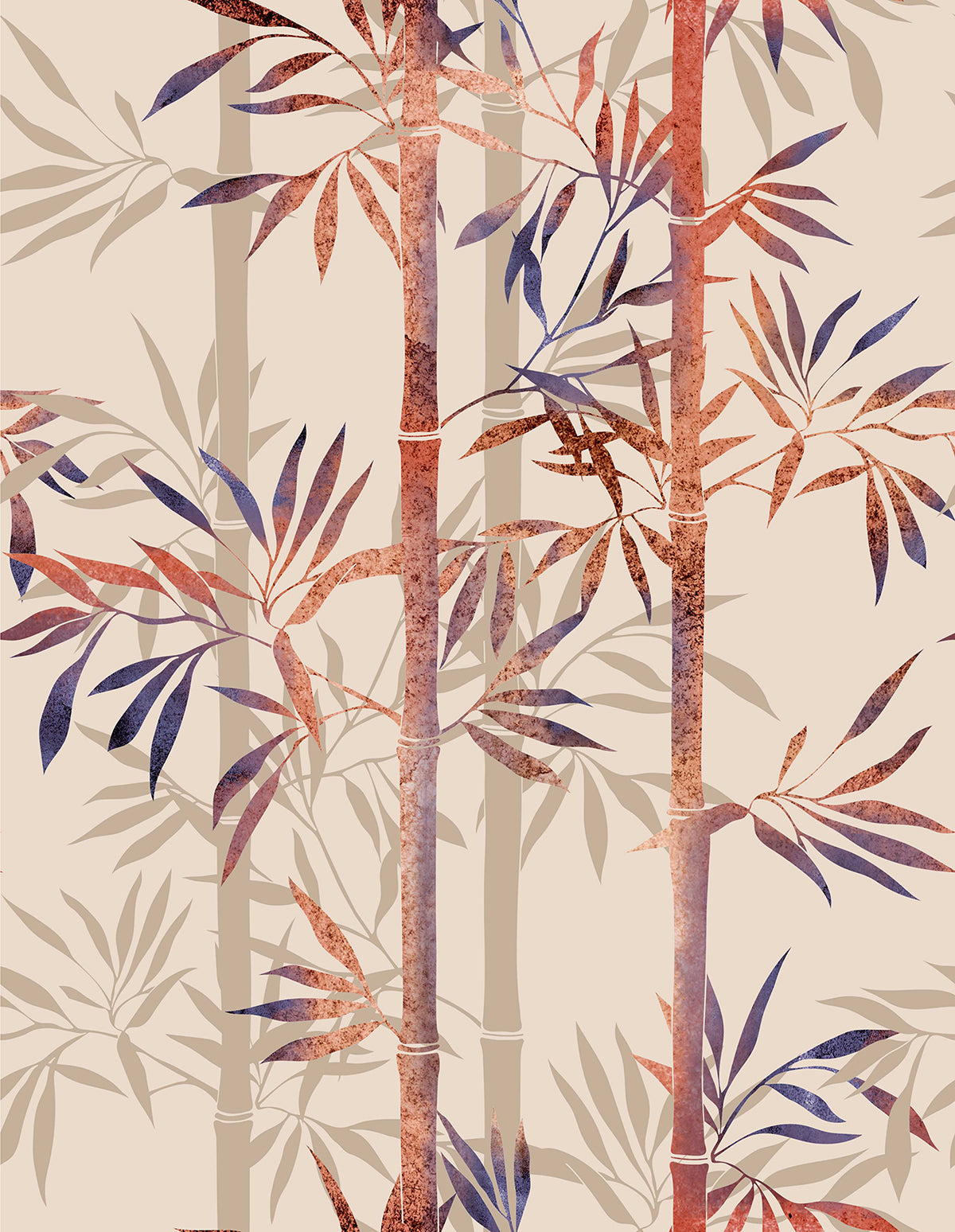 Roller Blind Sample - Bamboo Coral - Blinds4All.co.uk