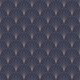 Roller Blind Sample - Deco Midnight