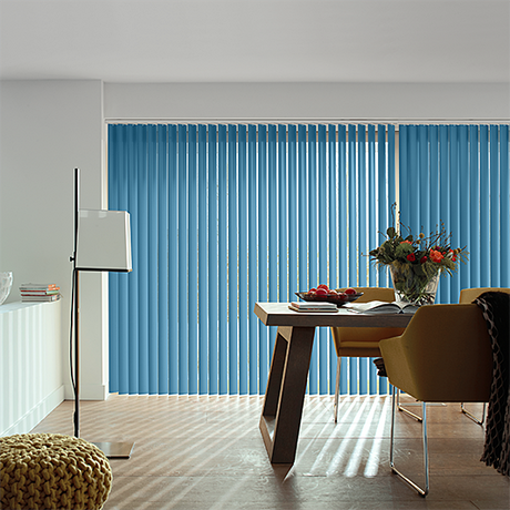 Sample - Atlantic Blue Banlight Duo Room Darkening - Blinds4All.co.uk