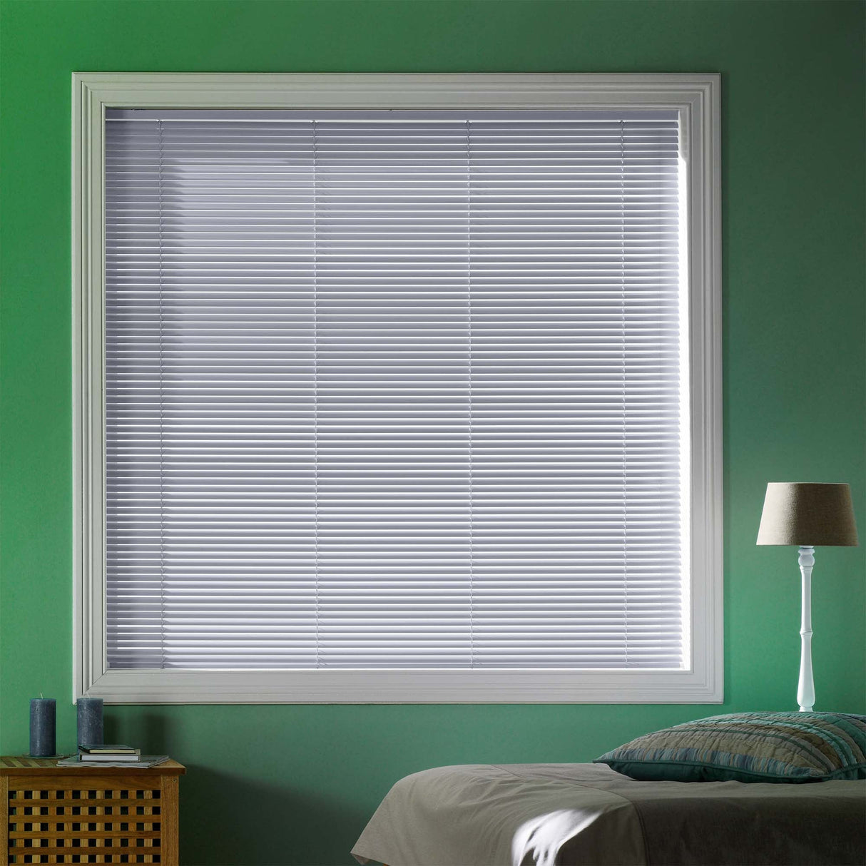 Sample - Brushed Aluminium 25mm - Blinds4All.co.uk