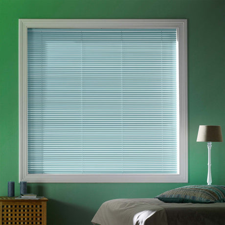 Sample - Powder Green 25mm - Blinds4All.co.uk