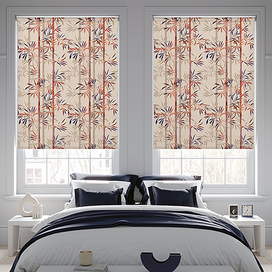 Roller Blind Sample - Bamboo Coral - Blinds4All.co.uk
