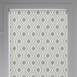 Roller Blind Sample - Damla Graphite - Blinds4All.co.uk