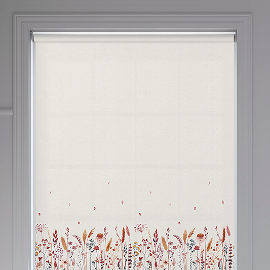 Flowerbomb Harvest Roller Blind - Battery Powered - Blinds4All.co.uk