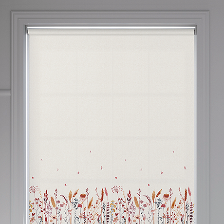 Flowerbomb Harvest Roller Blind - Battery Powered - Blinds4All.co.uk