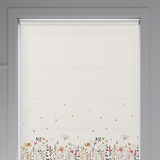 Flowerbomb Meadow Roller Blind - Battery Powered - Blinds4All.co.uk