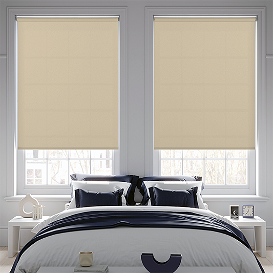 Palette FR Beige Roller Blind - Battery Powered - Blinds4All.co.uk