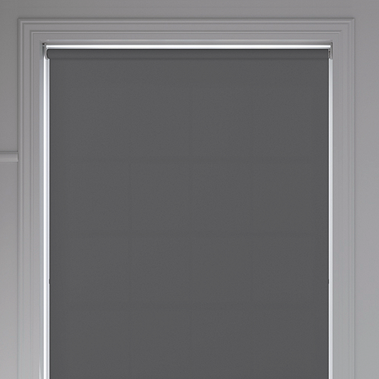 Palette FR Charcoal Roller Blind - Battery Powered - Blinds4All.co.uk