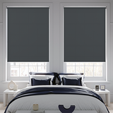 Palette FR Anthracite Roller Blind - Battery Powered - Blinds4All.co.uk