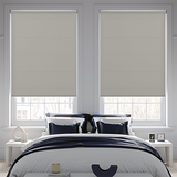 Palette FR Pale Grey Roller Blind - Battery Powered - Blinds4All.co.uk