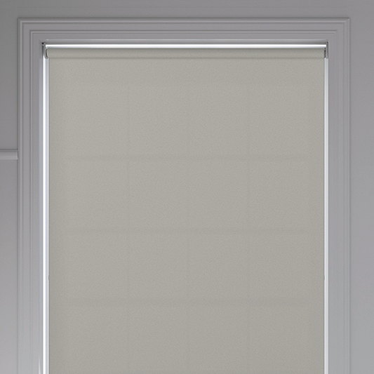 Palette FR Pale Grey Roller Blind - Battery Powered - Blinds4All.co.uk