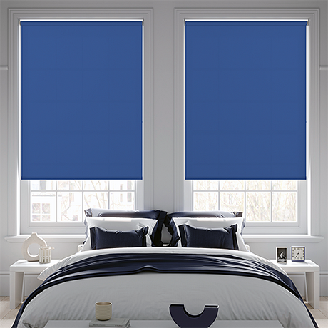 Palette FR Glacier Blue Roller Blind - Battery Powered - Blinds4All.co.uk