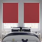 Palette FR Redcurrant Roller Blind - Battery Powered - Blinds4All.co.uk