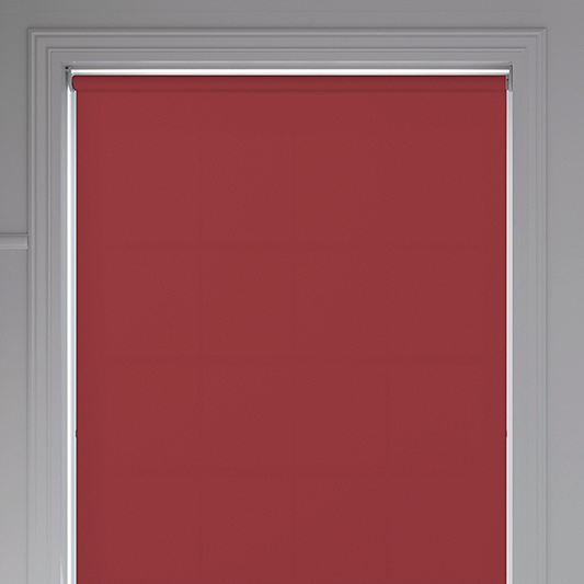 Palette FR Redcurrant Roller Blind - Battery Powered - Blinds4All.co.uk