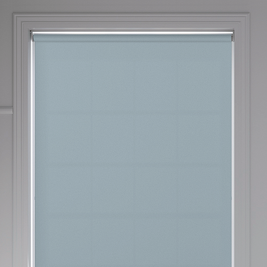 Palette FR Smokey Blue Roller Blind - Battery Powered - Blinds4All.co.uk
