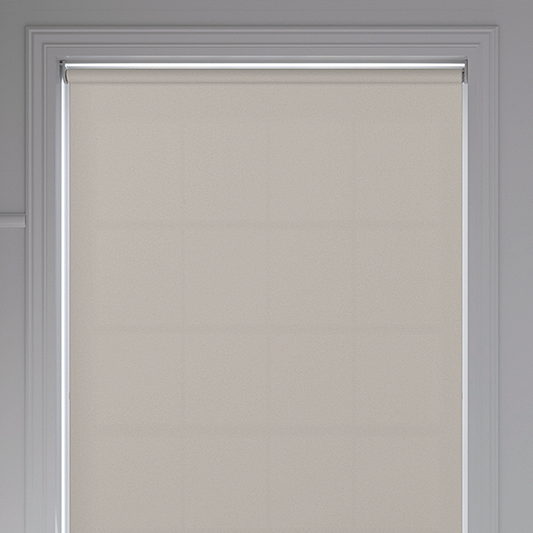 Palette FR Stone Grey Roller Blind - Battery Powered - Blinds4All.co.uk