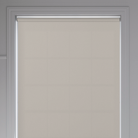 Palette FR Stone Grey Roller Blind - Battery Powered - Blinds4All.co.uk