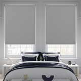 Palette FR Grey Roller Blind - Battery Powered - Blinds4All.co.uk