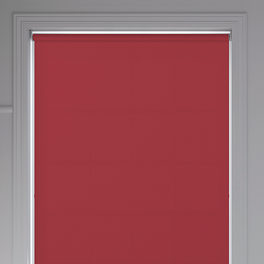 Roller Blind Sample - Banlight Duo FR Cerise - Blinds4All.co.uk