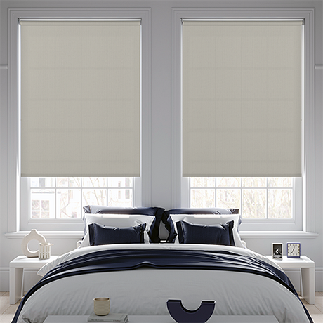 Bella Grey Whisper Roller Blind - Battery Powered - Blinds4All.co.uk