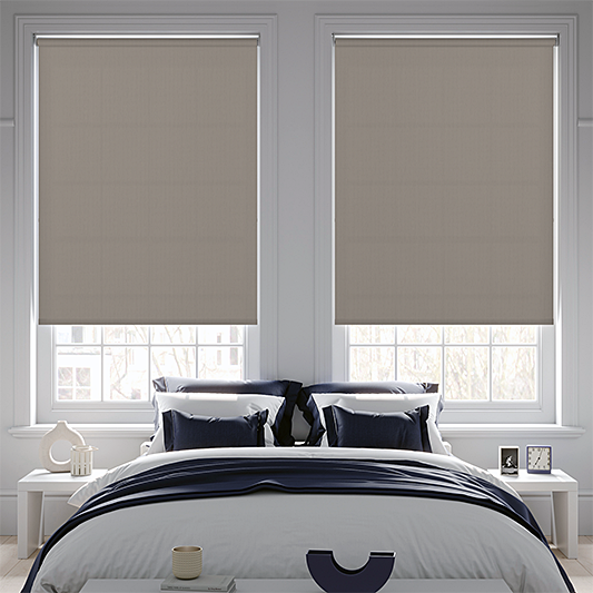 Splash Taupe Roller Blind - Battery Powered - Blinds4All.co.uk