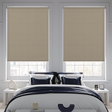 Splash Hessian Roller Blind - Battery Powered - Blinds4All.co.uk