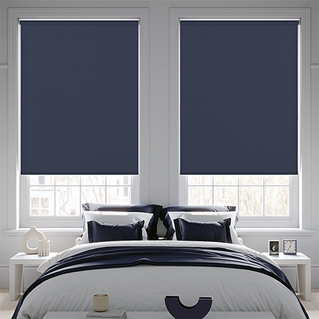 Splash Indigo Roller Blind - Battery Powered - Blinds4All.co.uk