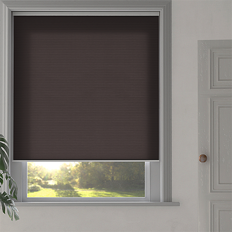 Duette® SmartCord® Sample - Dim Out Choclat - Blinds4All.co.uk