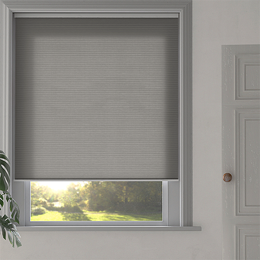 Duette® SmartCord® Sample - Room Darkening Brushed Nickel - Blinds4All.co.uk