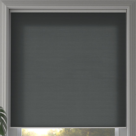 Duette® SmartCord® Sample - Room Darkening Charcoal - Blinds4All.co.uk