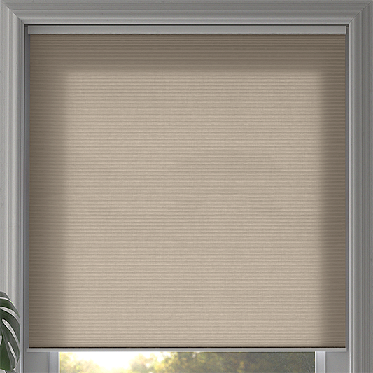 Duette® SmartCord® Sample - Room Darkening Mushroom - Blinds4All.co.uk