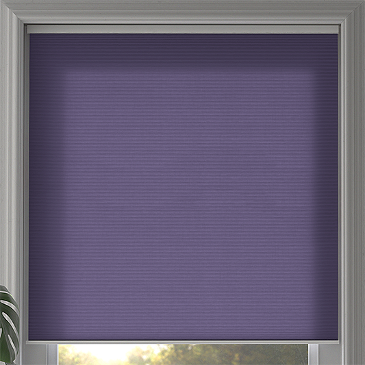 Duette® SmartCord® Sample - Room Darkening Rich Amethyst - Blinds4All.co.uk