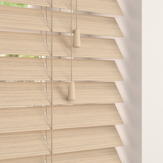 Scandi Oak 50mm - Battery Powered Tilt - Blinds4All.co.uk