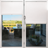 Duette® TruFit® Sample - Dim Out Swan White - Blinds4All.co.uk