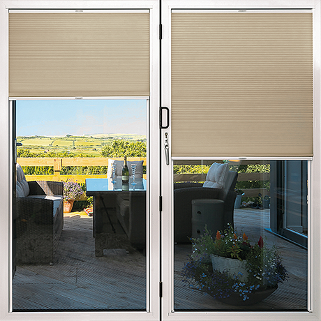 Duette® TruFit® Sample - Dim Out Papyrus - Blinds4All.co.uk