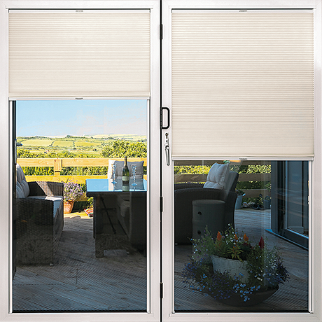 Duette® TruFit® Sample - Dim Out Pastel Parchment - Blinds4All.co.uk