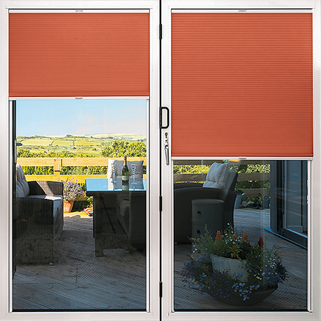 Duette® TruFit® Sample - Dim Out Carrot - Blinds4All.co.uk