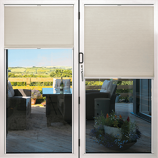 Duette® TruFit® Sample - Room Darkening Papyrus - Blinds4All.co.uk